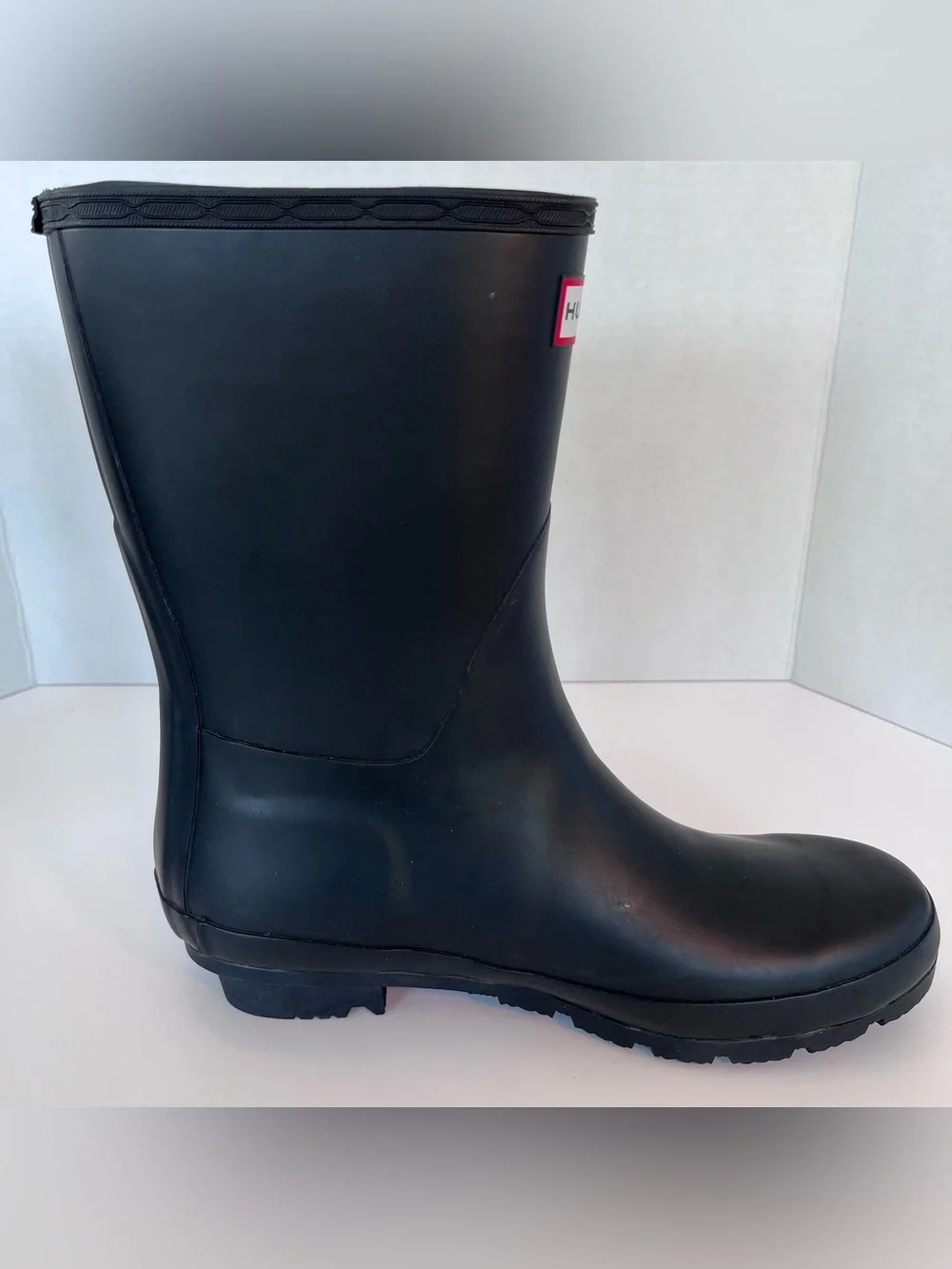 Hunter Original Tall Matte Black Mid-Calf Rubber Rain Boots